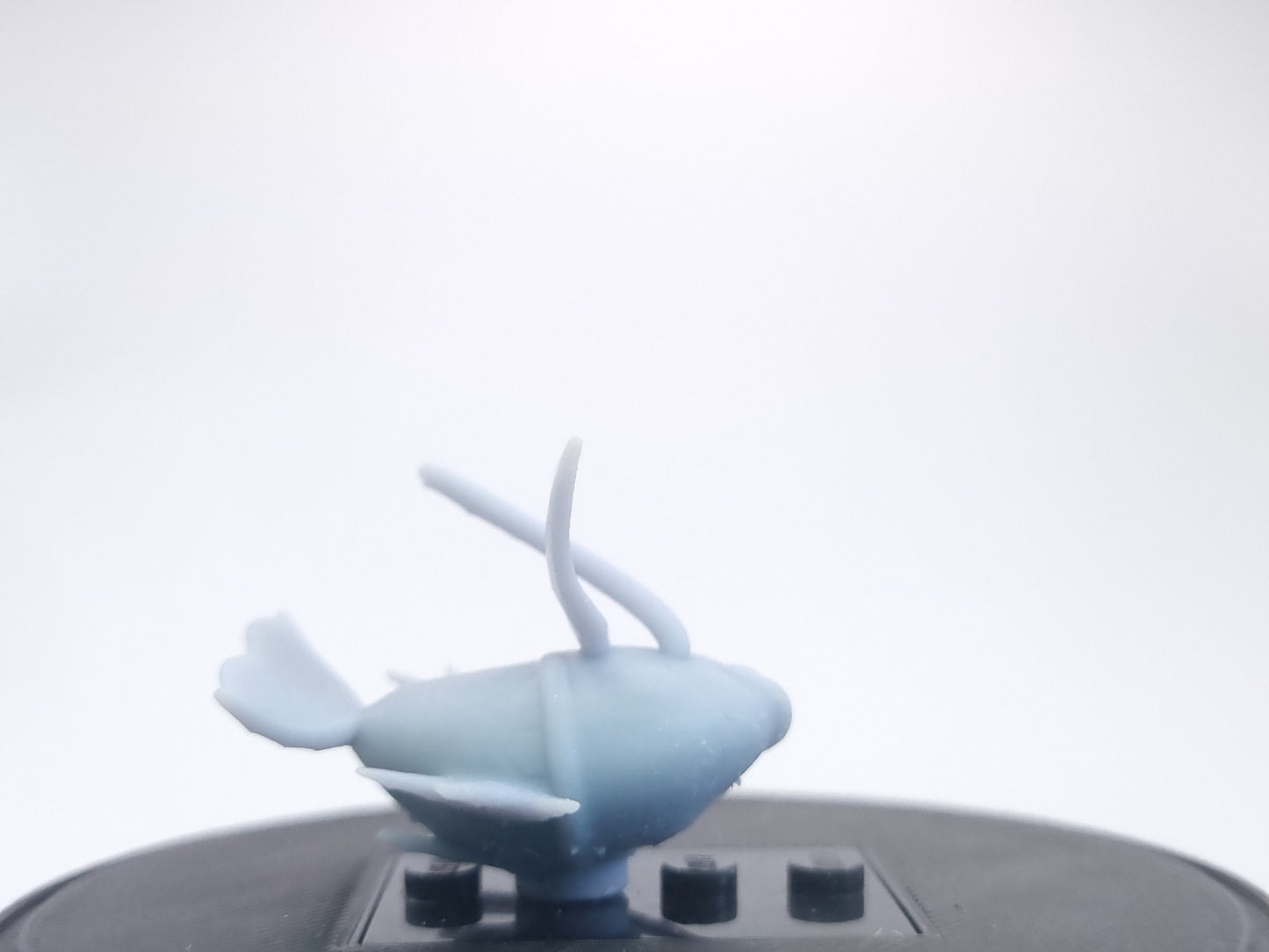 Building toy custom 3D printed fish on land!