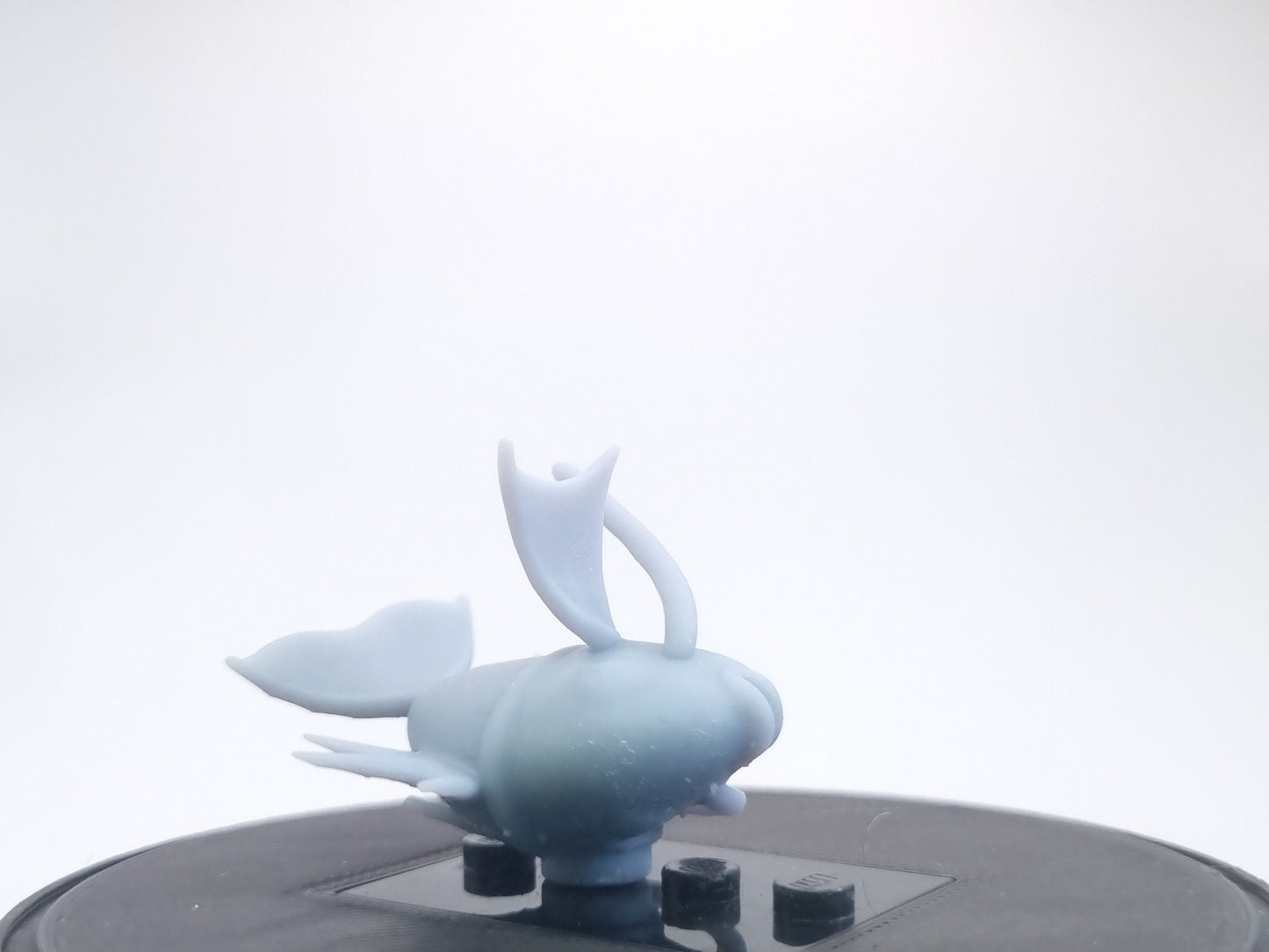 Building toy custom 3D printed fish on land!