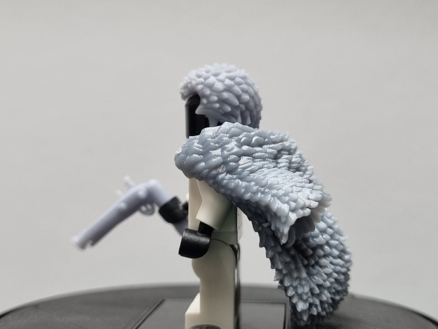 Building toy custom 3D printed flamingo set