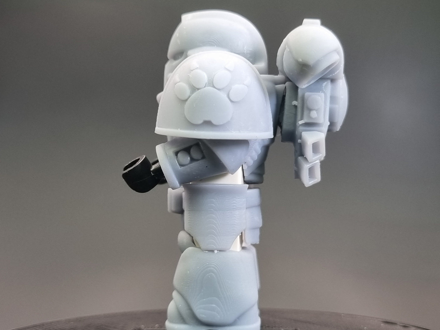 Building toy space warrior wolve faction expension pack of 5!
