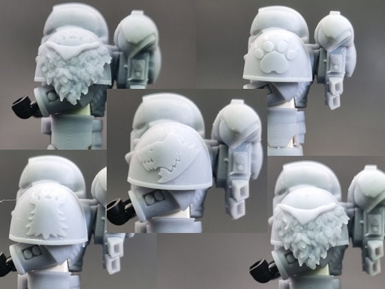 Building toy space warrior wolve faction expension pack of 5!
