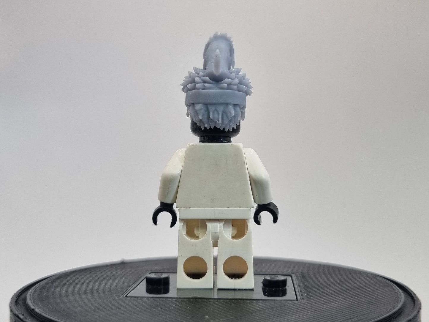 Building toy ninja dog in hair!