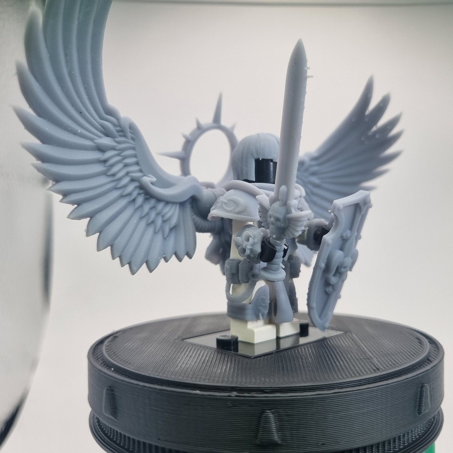 Buidling toy winged angel of battle space female!