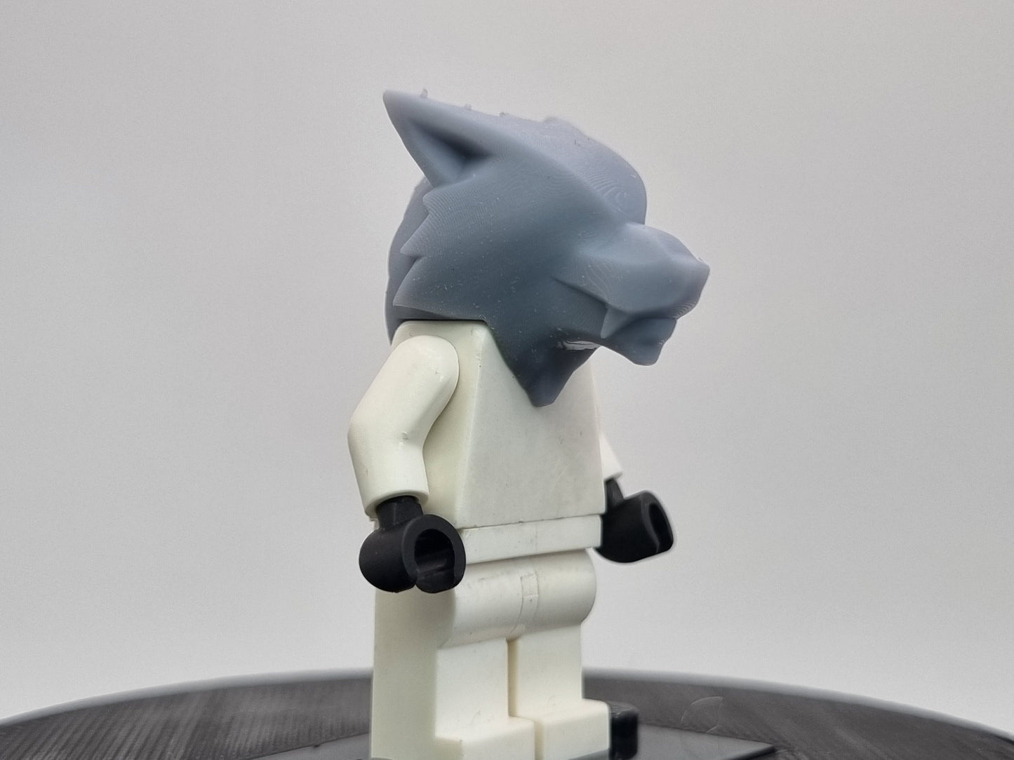 Buidling toy wolve head!