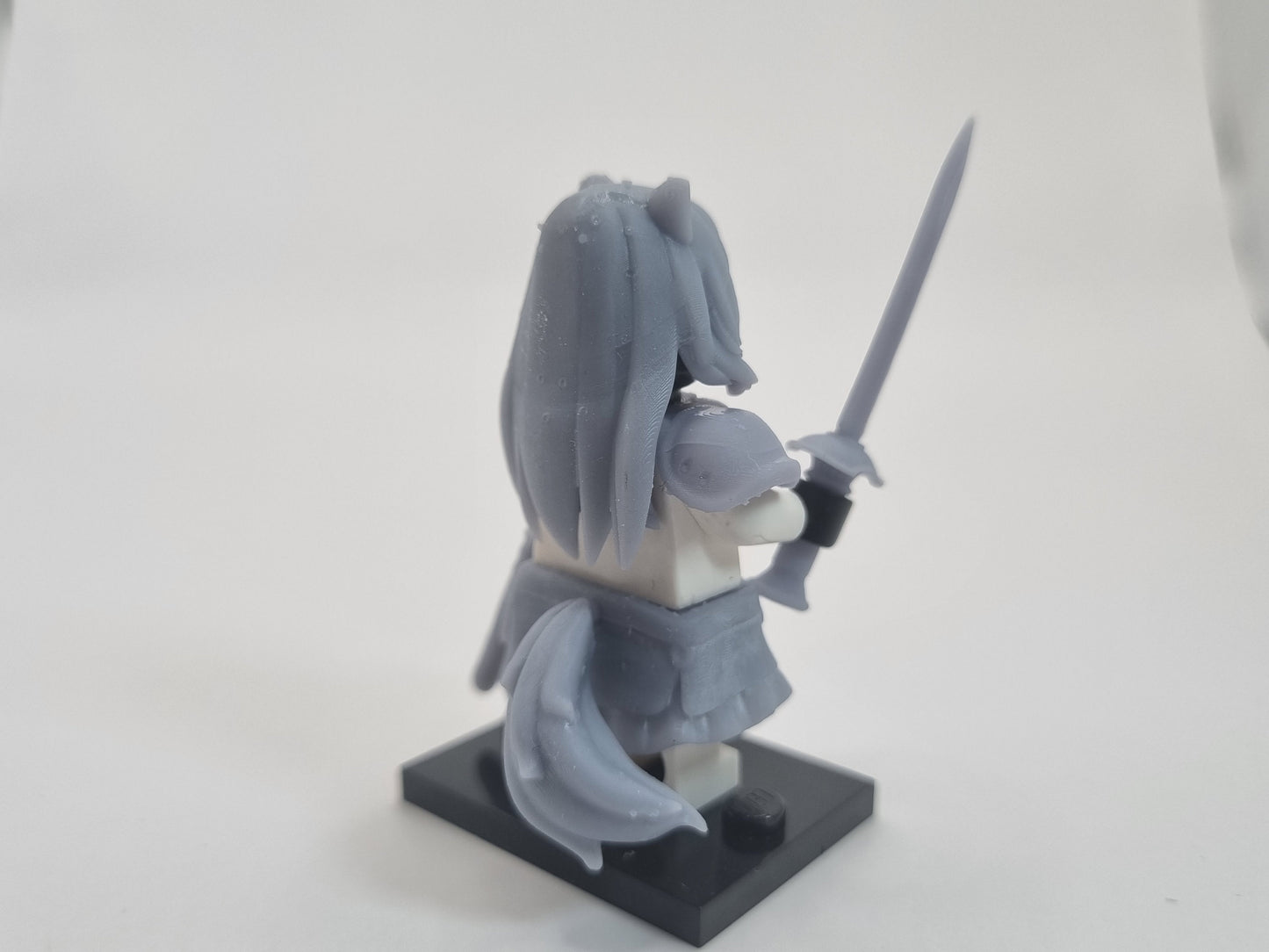 Building toy girl with cat ears!