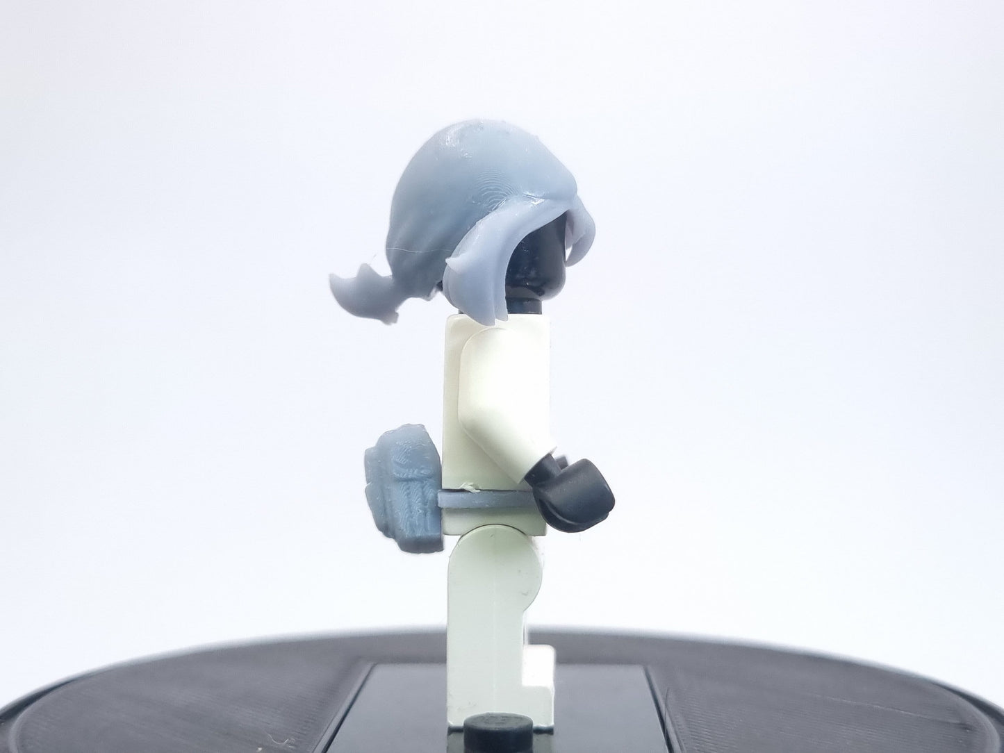 Building toy trainer with pony tails hair and pouches!