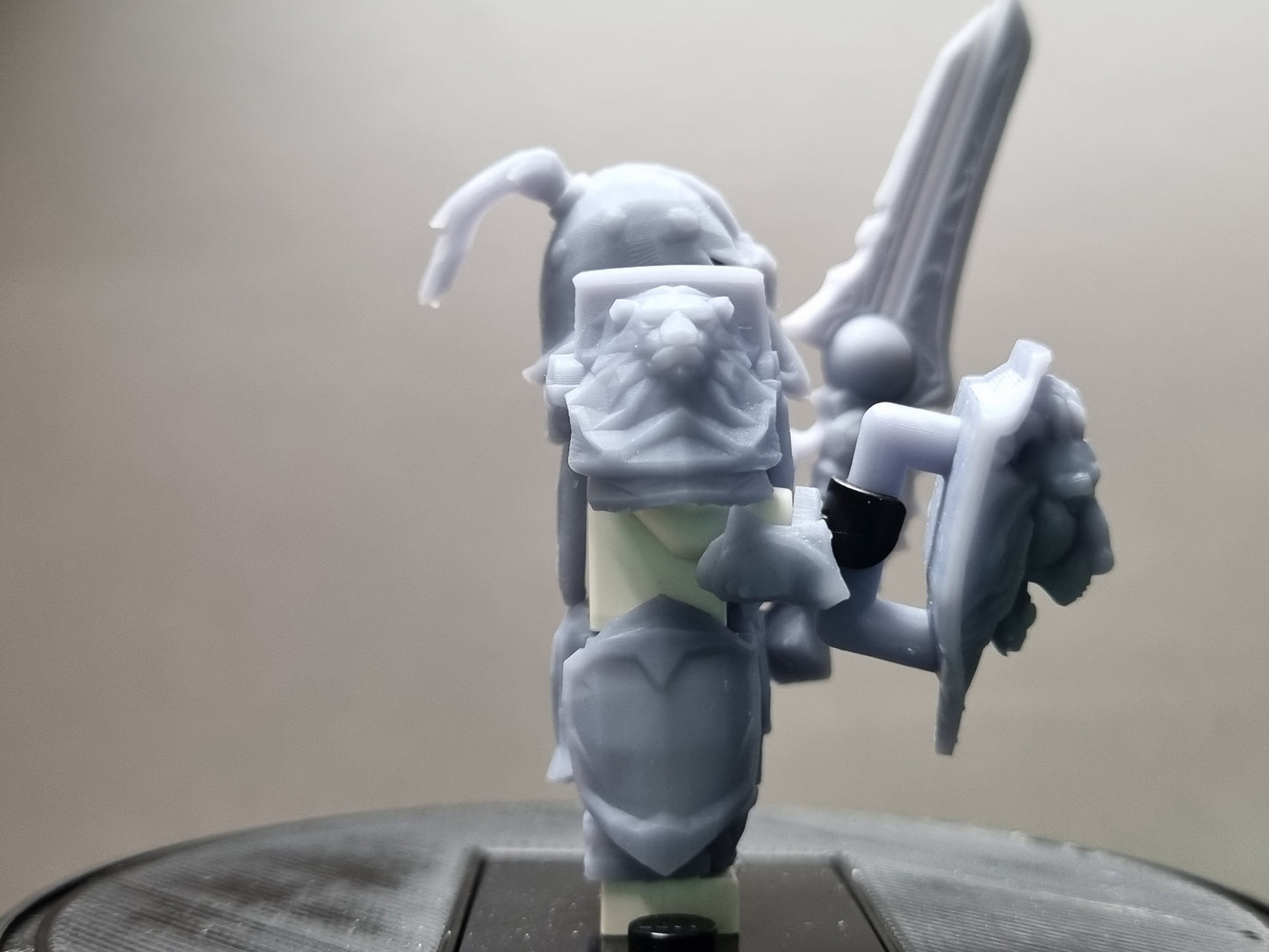 Building toy human warrior!