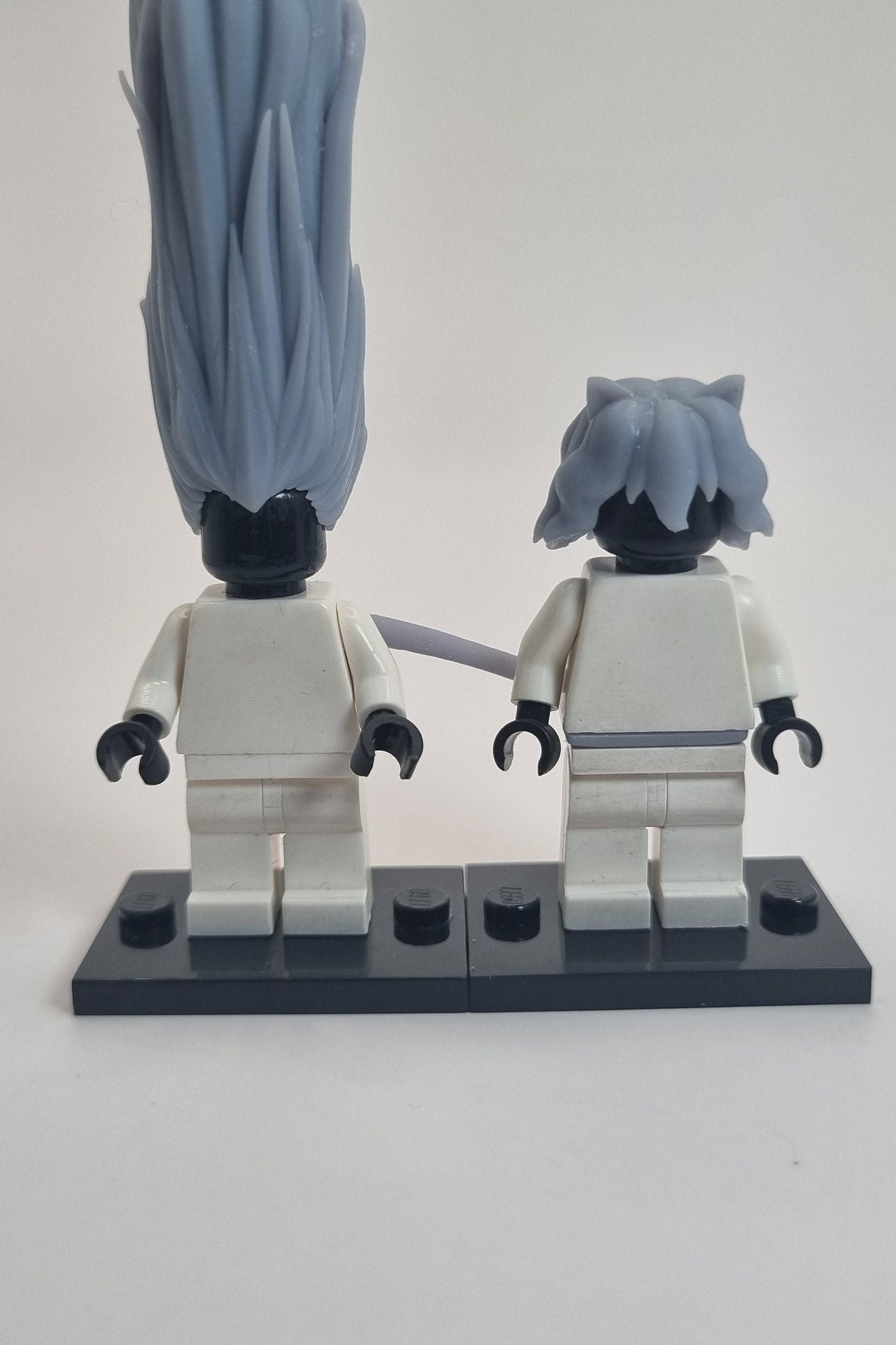 Building toy long hair and cat lady!
