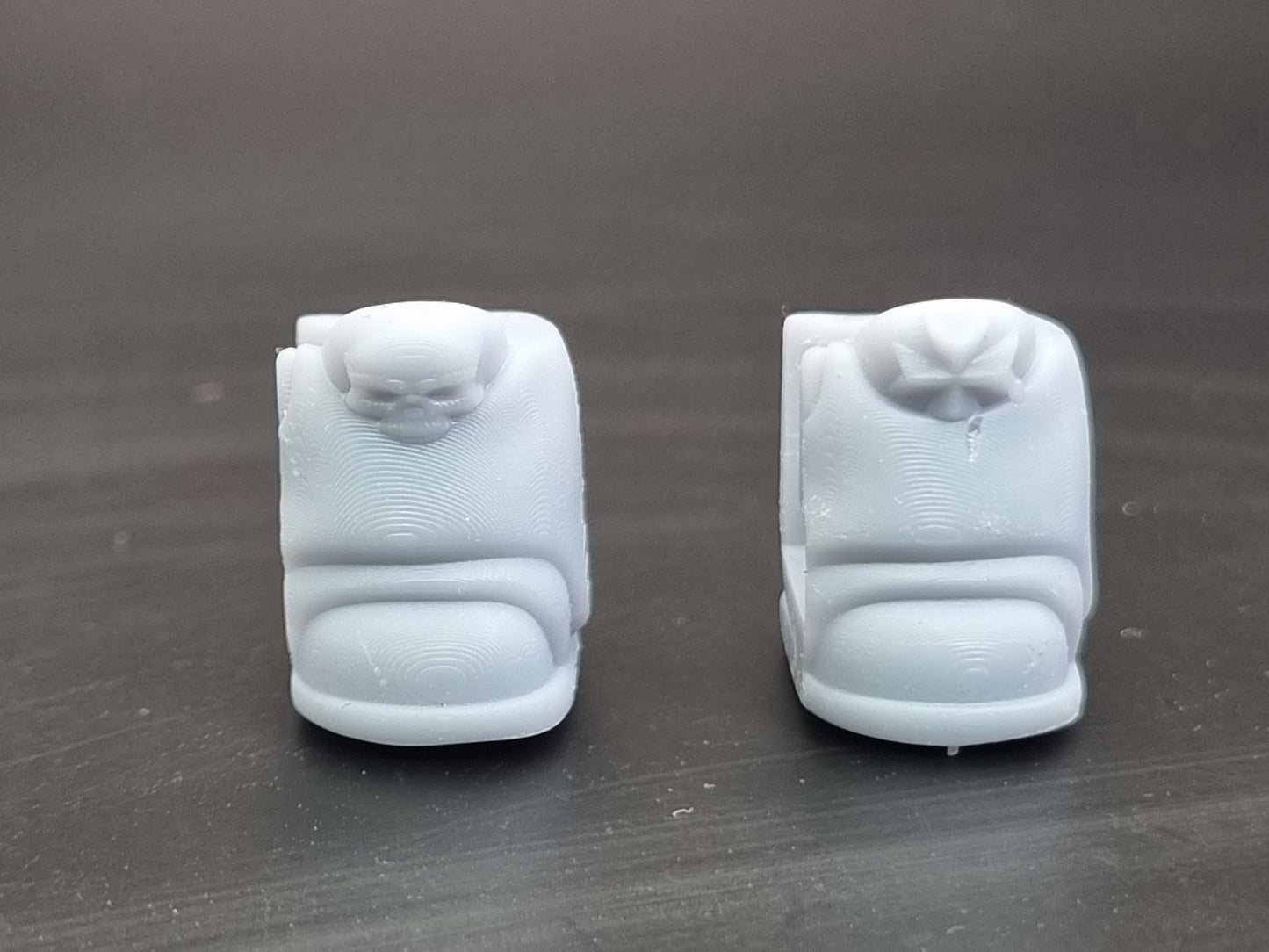 Building toy space warrior leg pack!