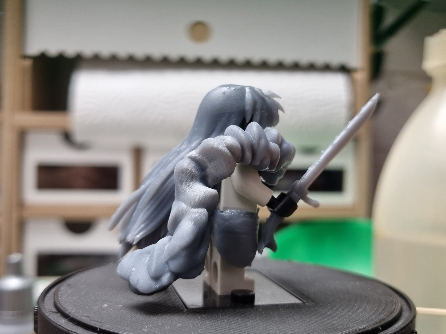 Building toy long haired warrior!