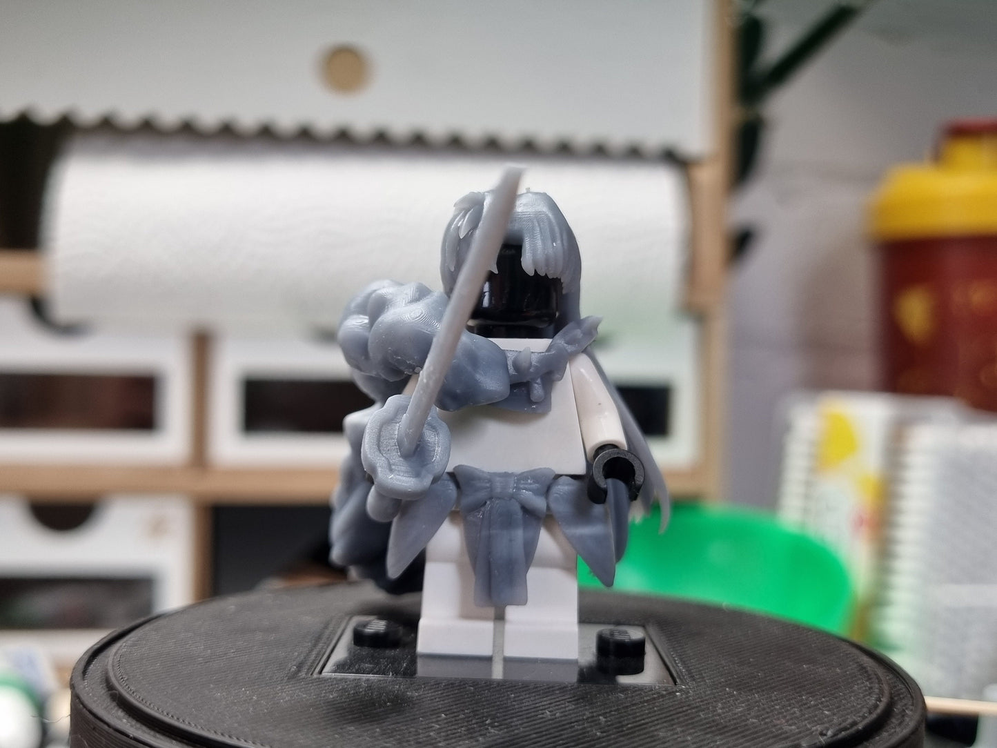 Building toy long haired warrior!