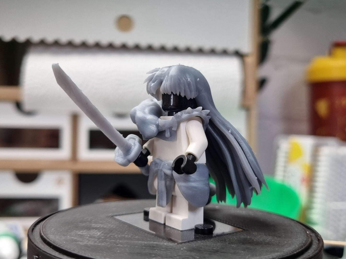 Building toy long haired warrior!