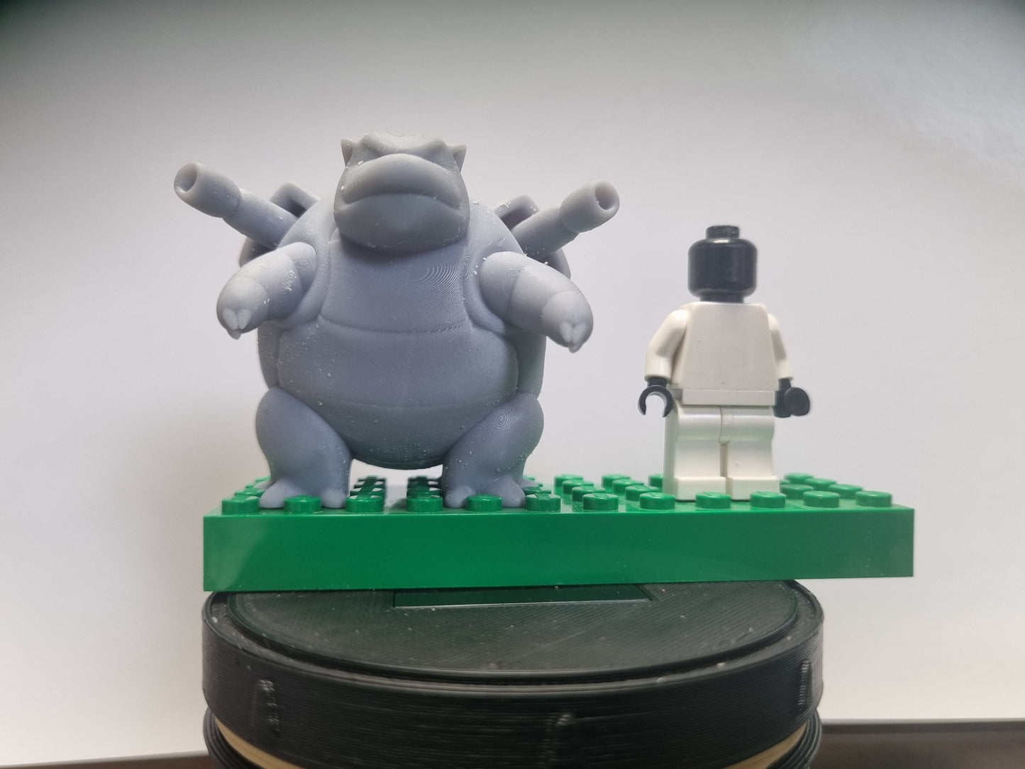 Building toy turtle with waterguns on his back!
