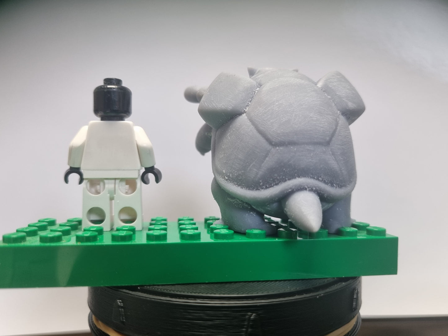 Building toy turtle with waterguns on his back!