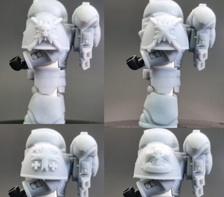 Building toy space warrior templar faction expension pack!