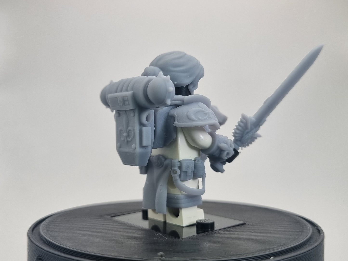 Buidling toy female of battle space warrior!