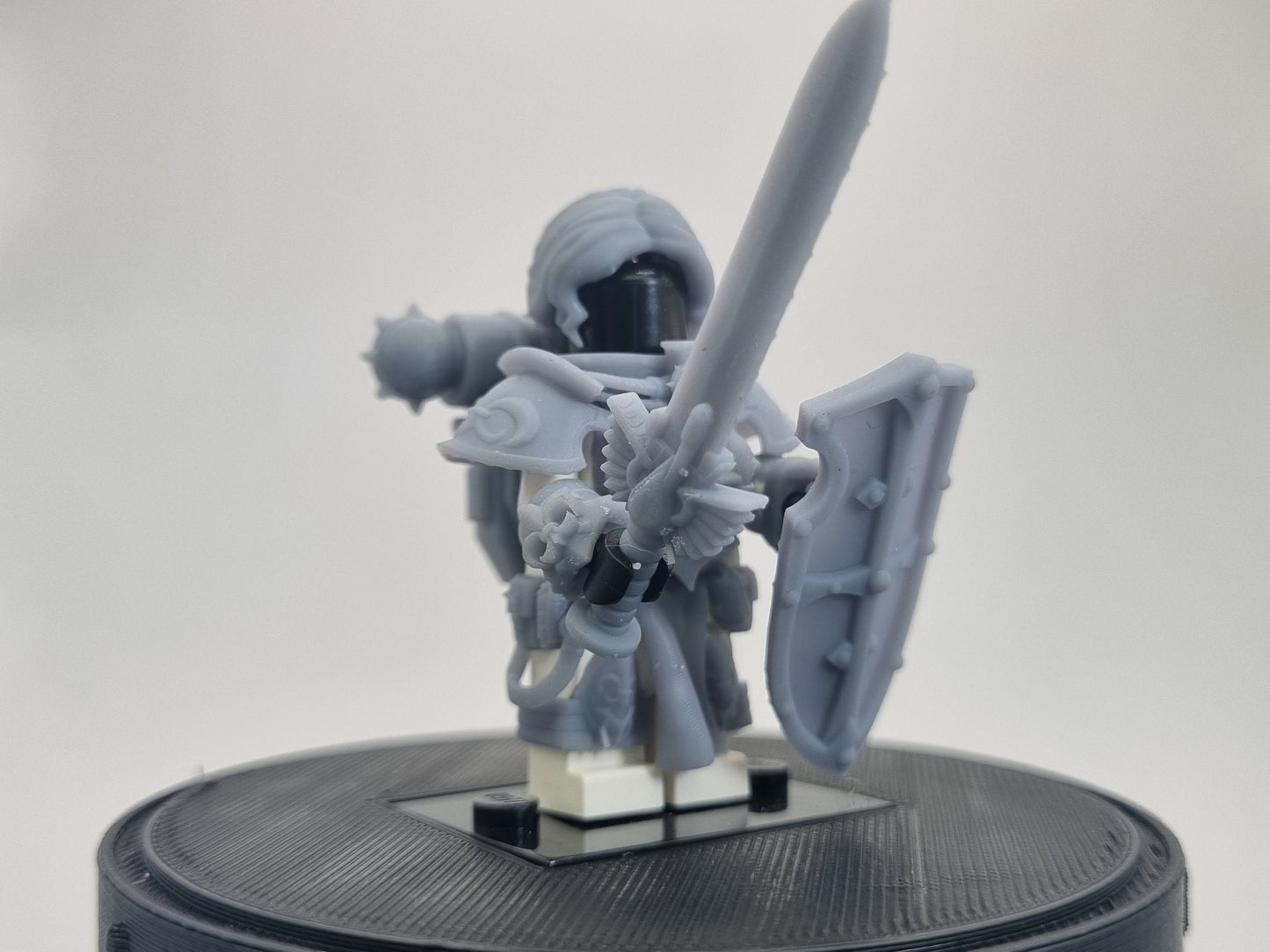 Buidling toy female of battle space warrior!
