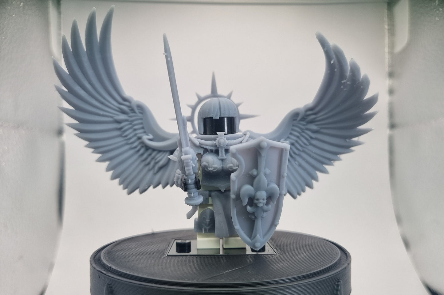 Buidling toy winged angel of battle space female!
