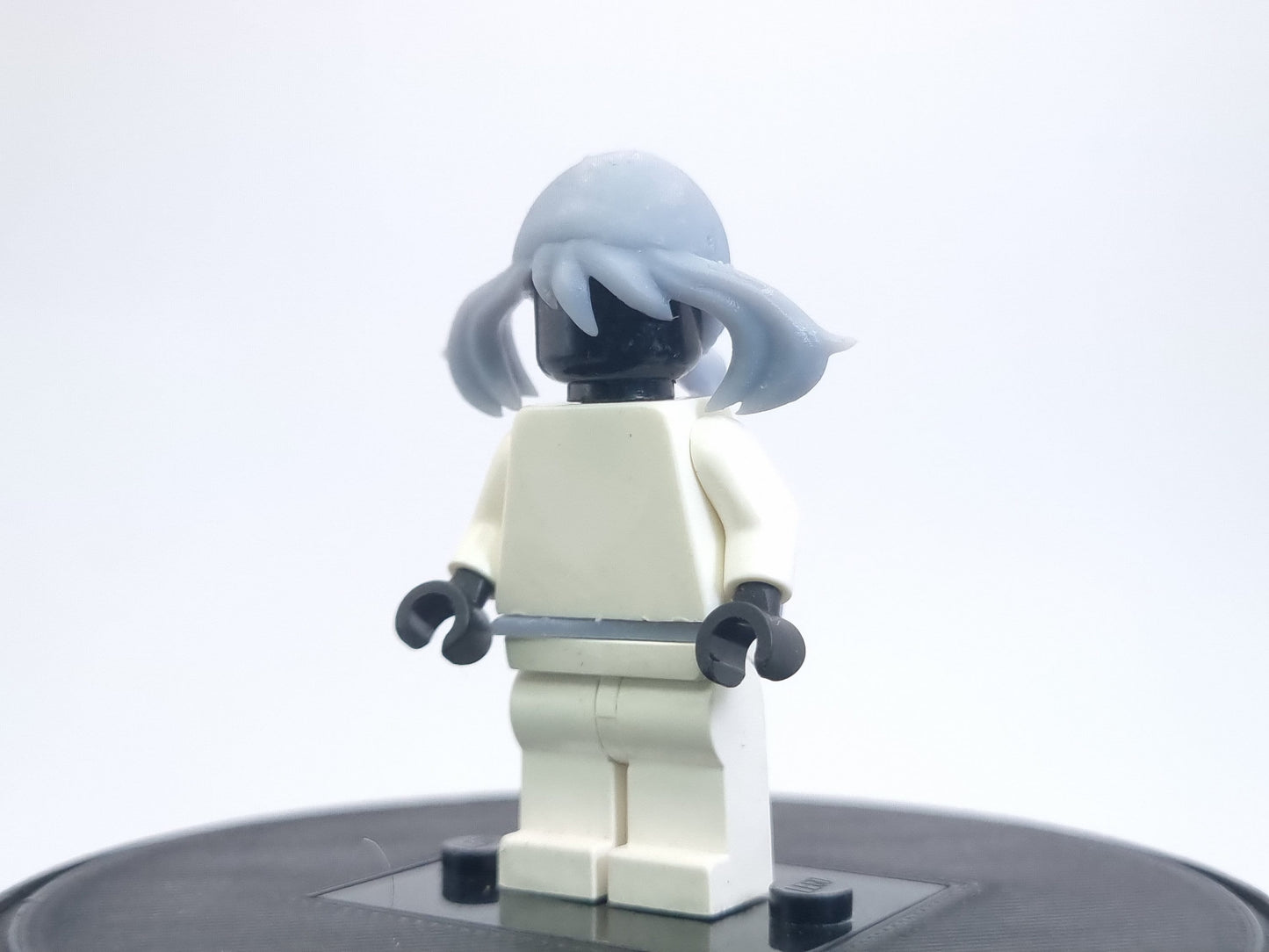 Building toy trainer with pony tails hair and pouches!