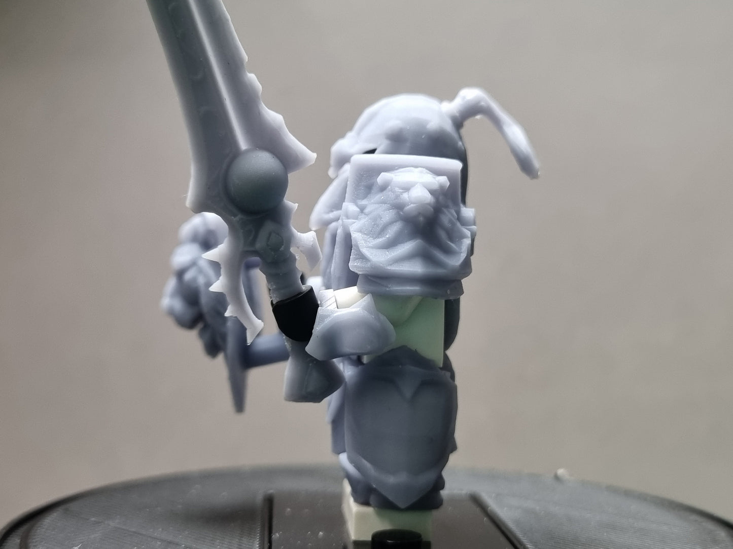 Building toy human warrior!