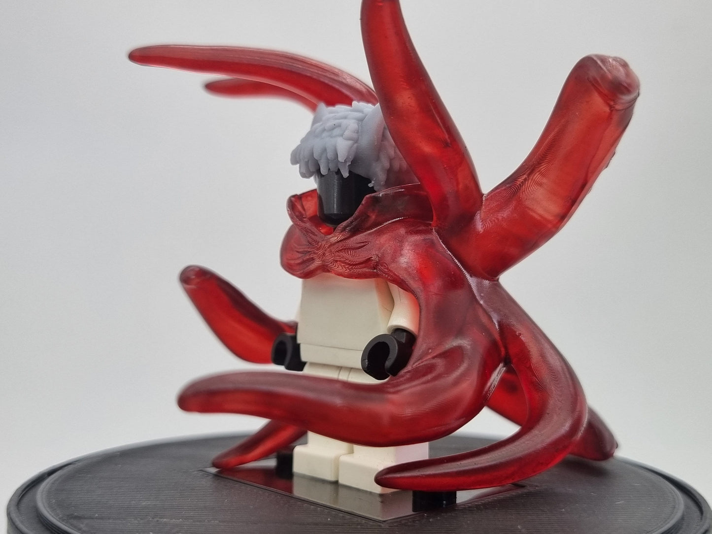 Building toy custom 3D printed and painted transparent tentical mode!
