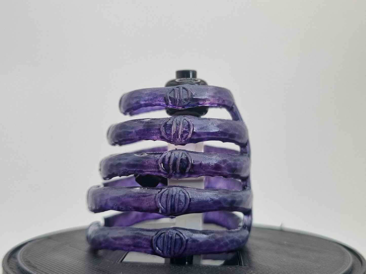Building toy custom 3D printed and painted ninja ribcage!