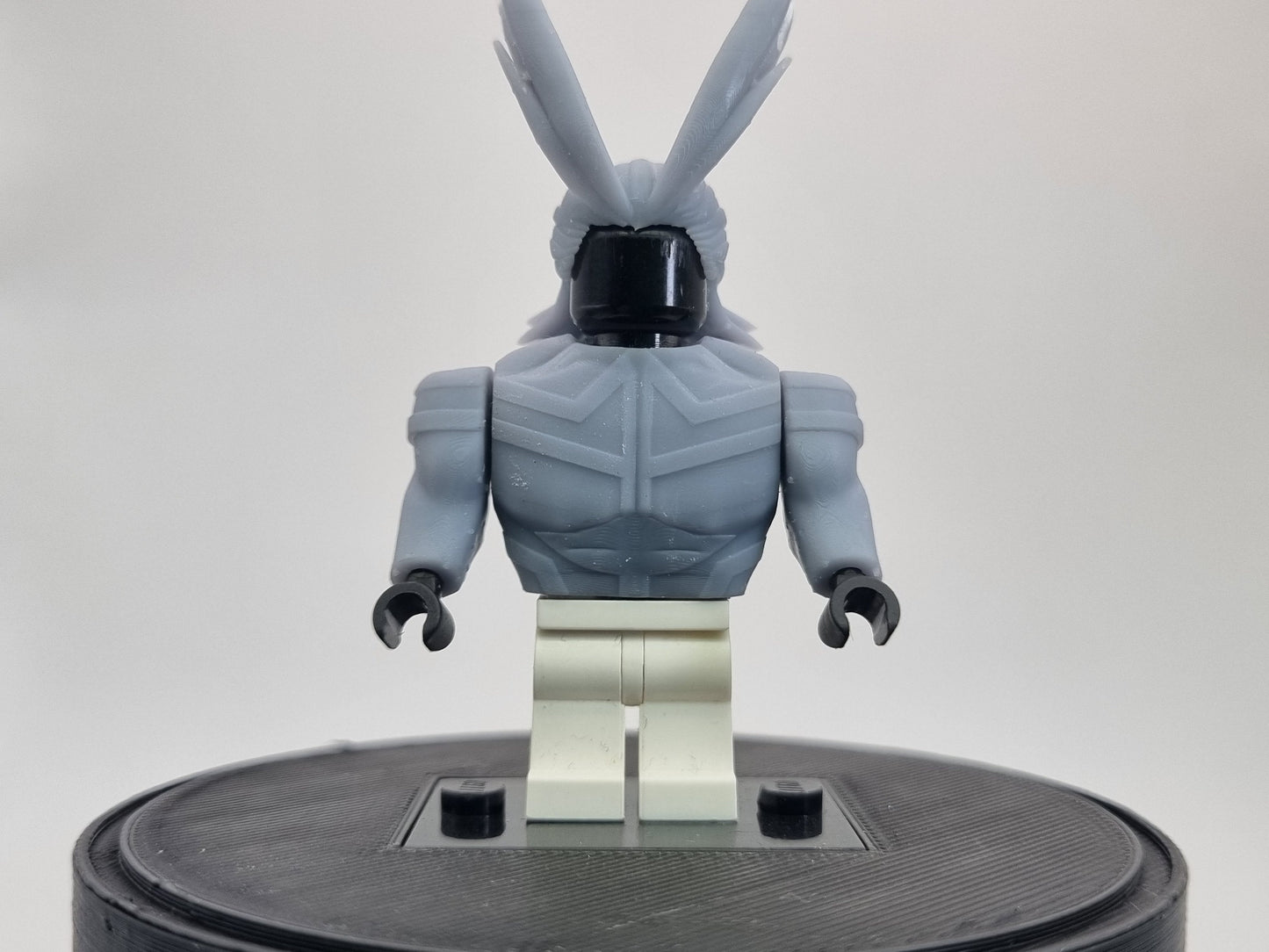 Building toy buffed hero dude who normally is a skinny guy!