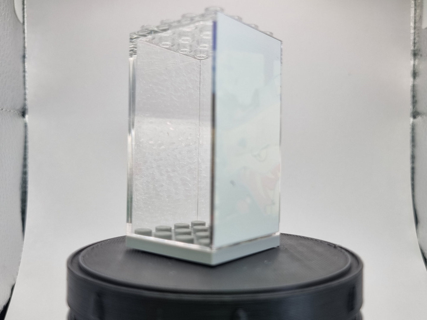 Building toy tigershark UV printed display case!