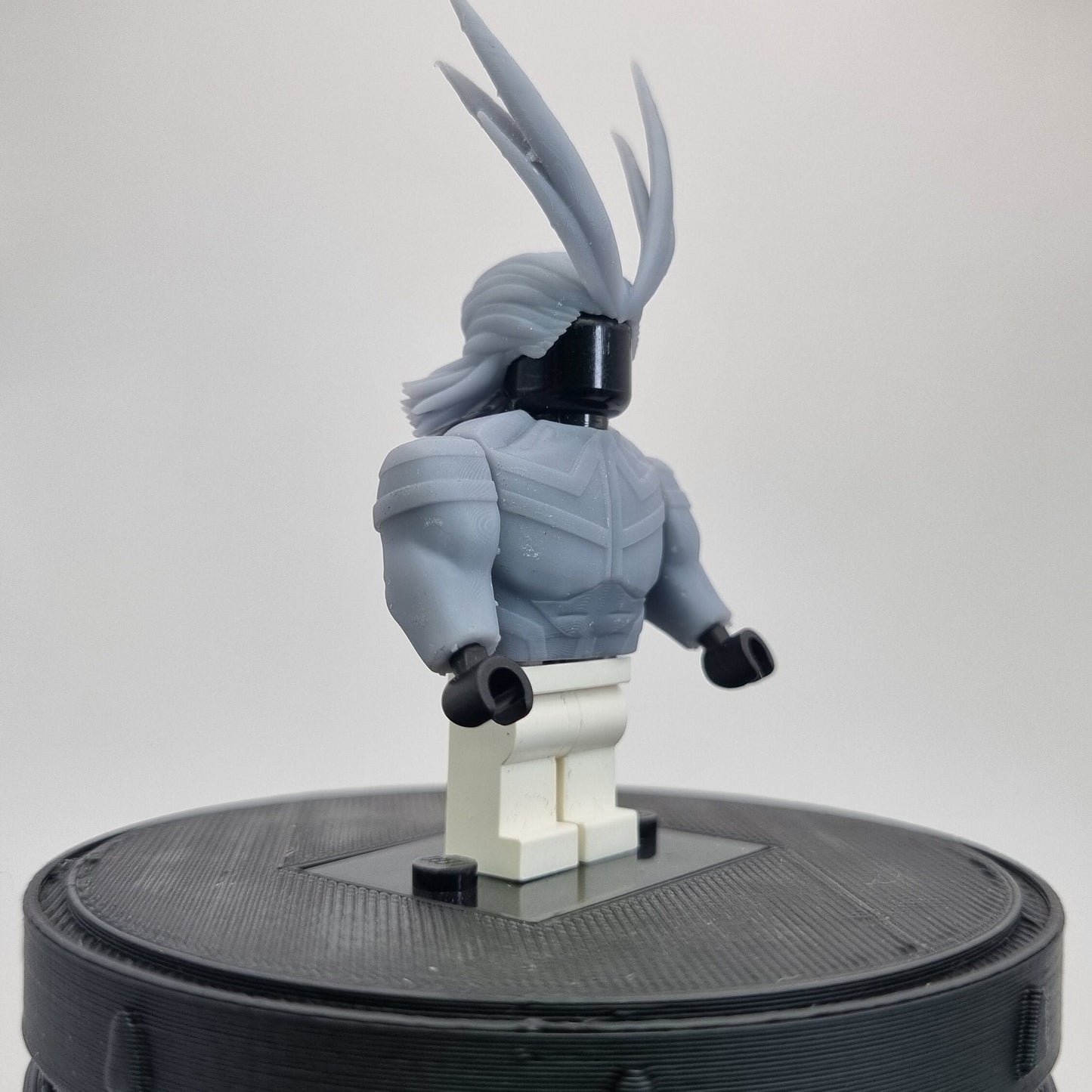 Building toy buffed hero dude who normally is a skinny guy!