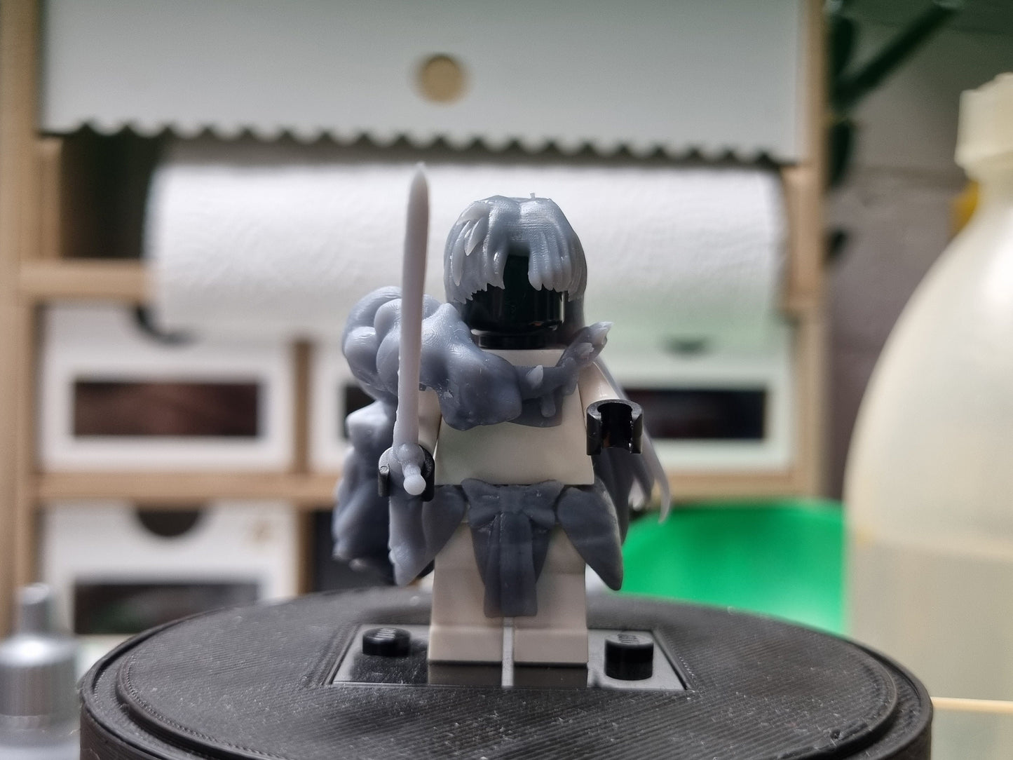 Building toy long haired warrior!