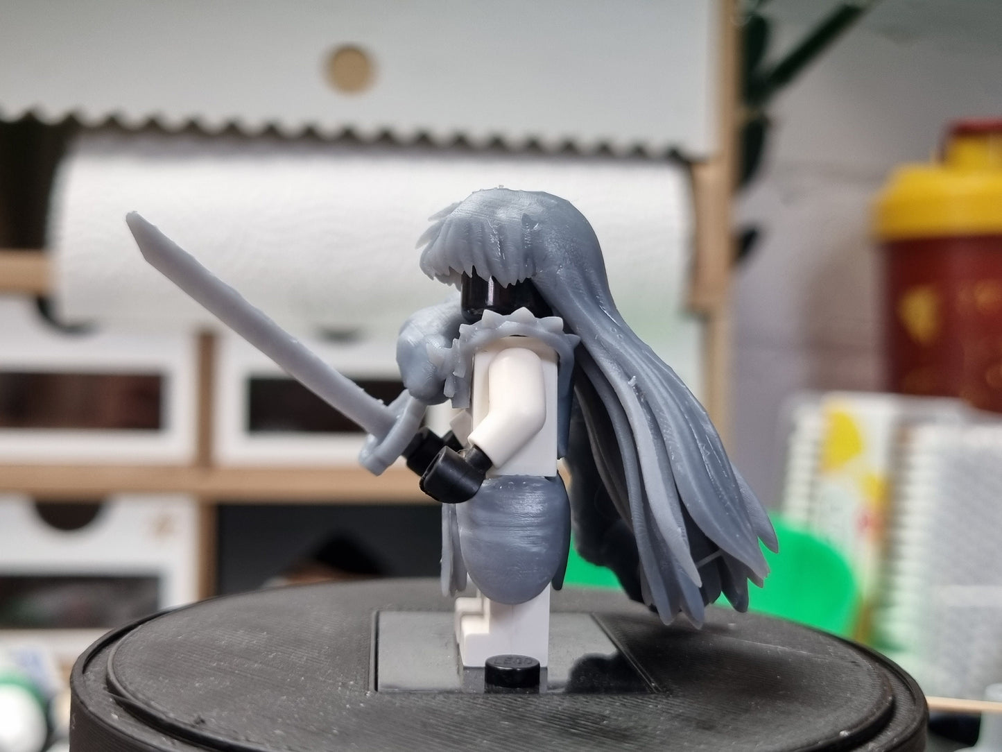 Building toy long haired warrior!