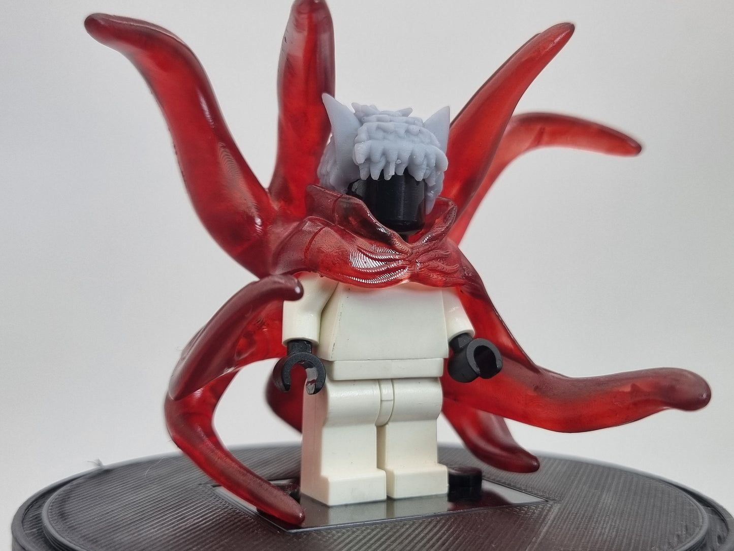 Building toy custom 3D printed and painted transparent tentical mode!