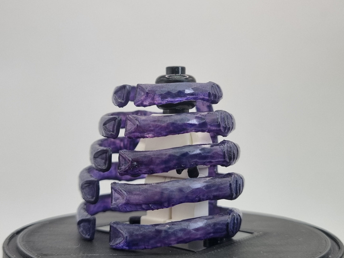Building toy custom 3D printed and painted ninja ribcage!
