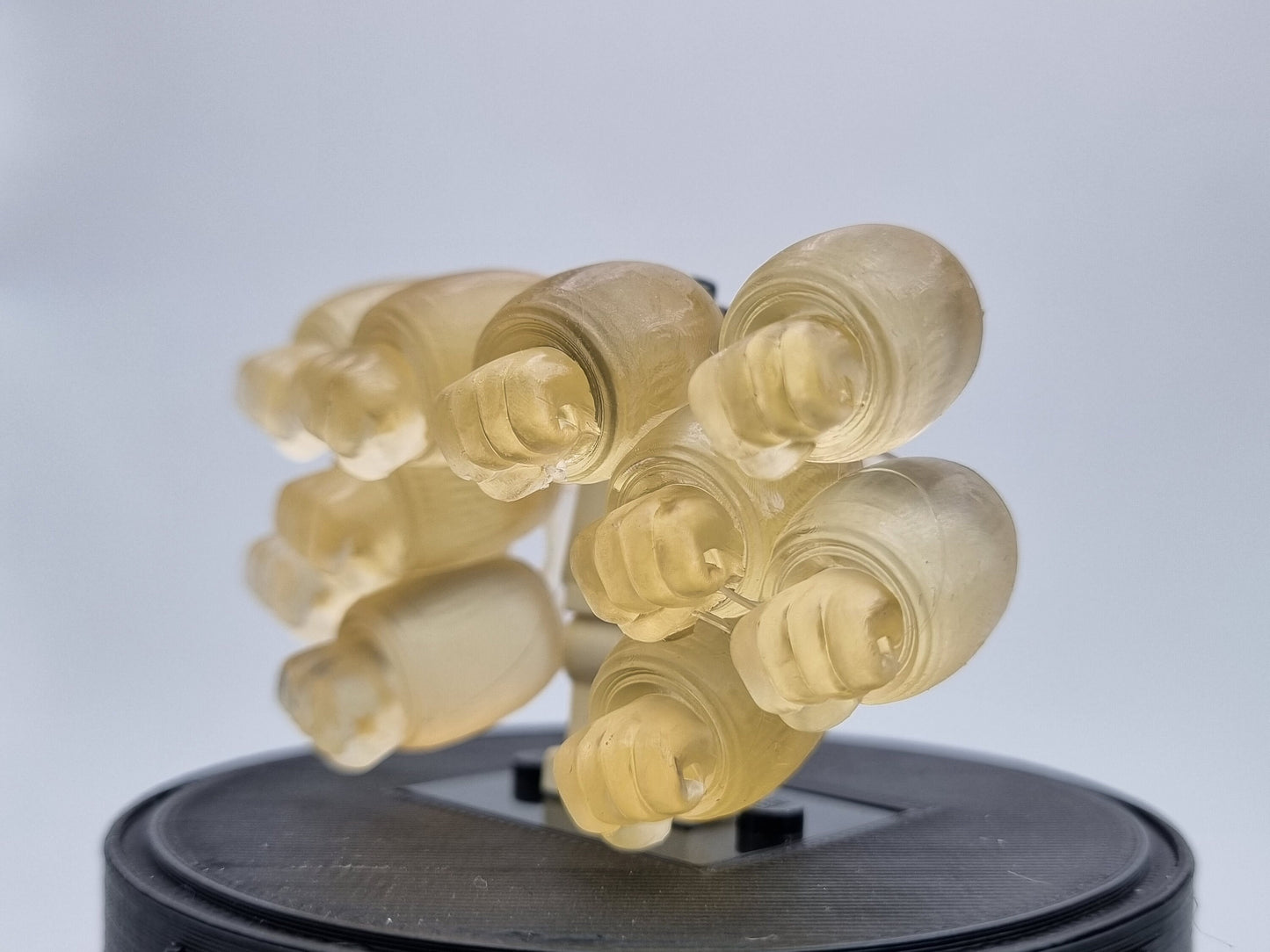 Building toy custom 3D printed transparent gatling arms!
