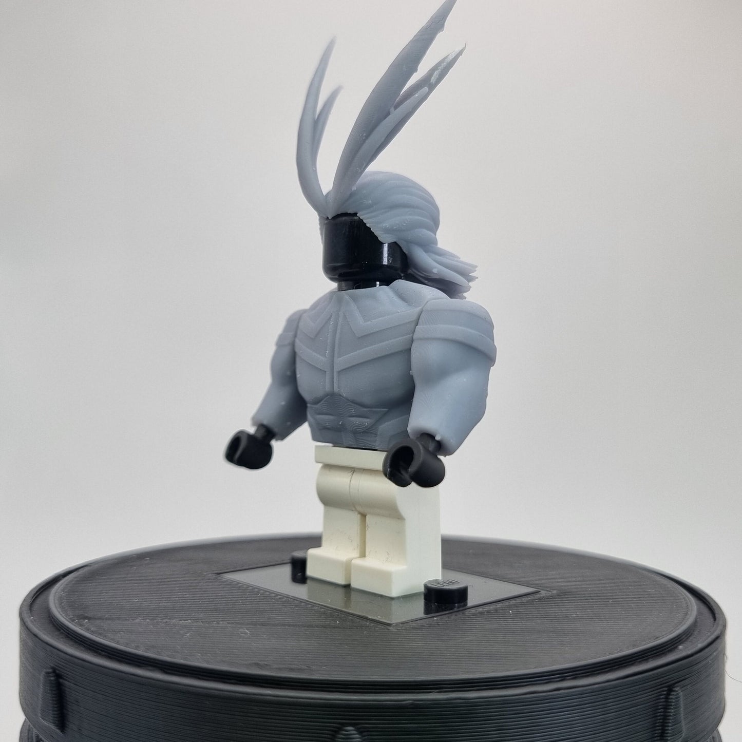Building toy buffed hero dude who normally is a skinny guy!