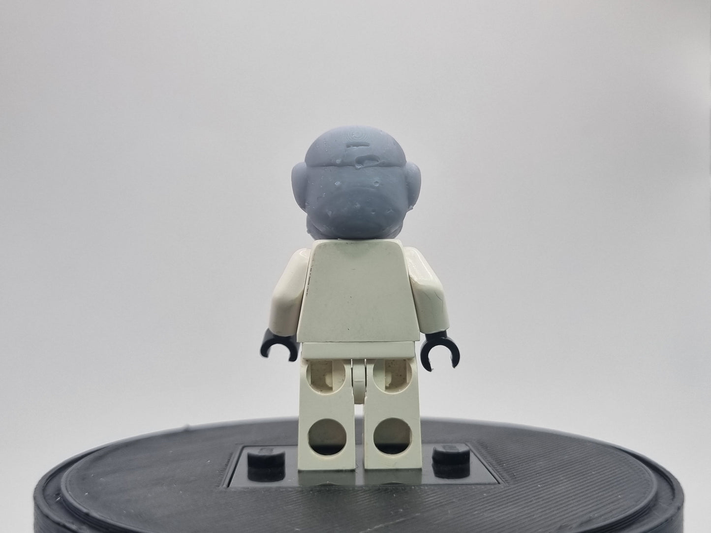 Building toy custom 3D printed monkey head!