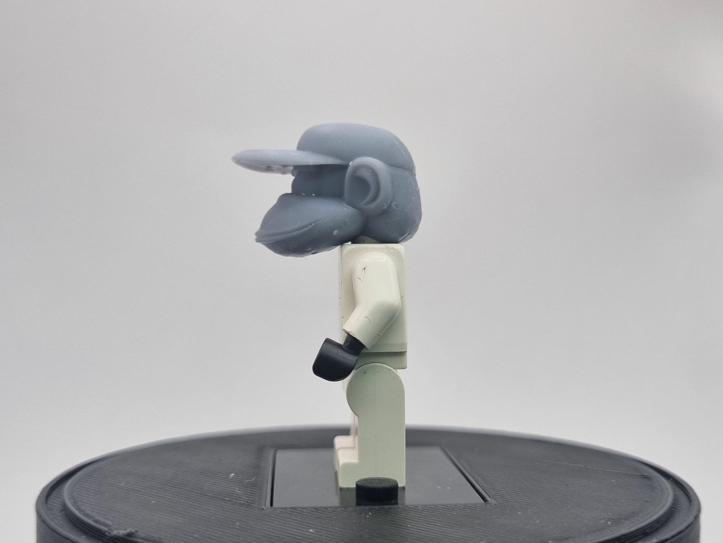 Building toy custom 3D printed monkey head!