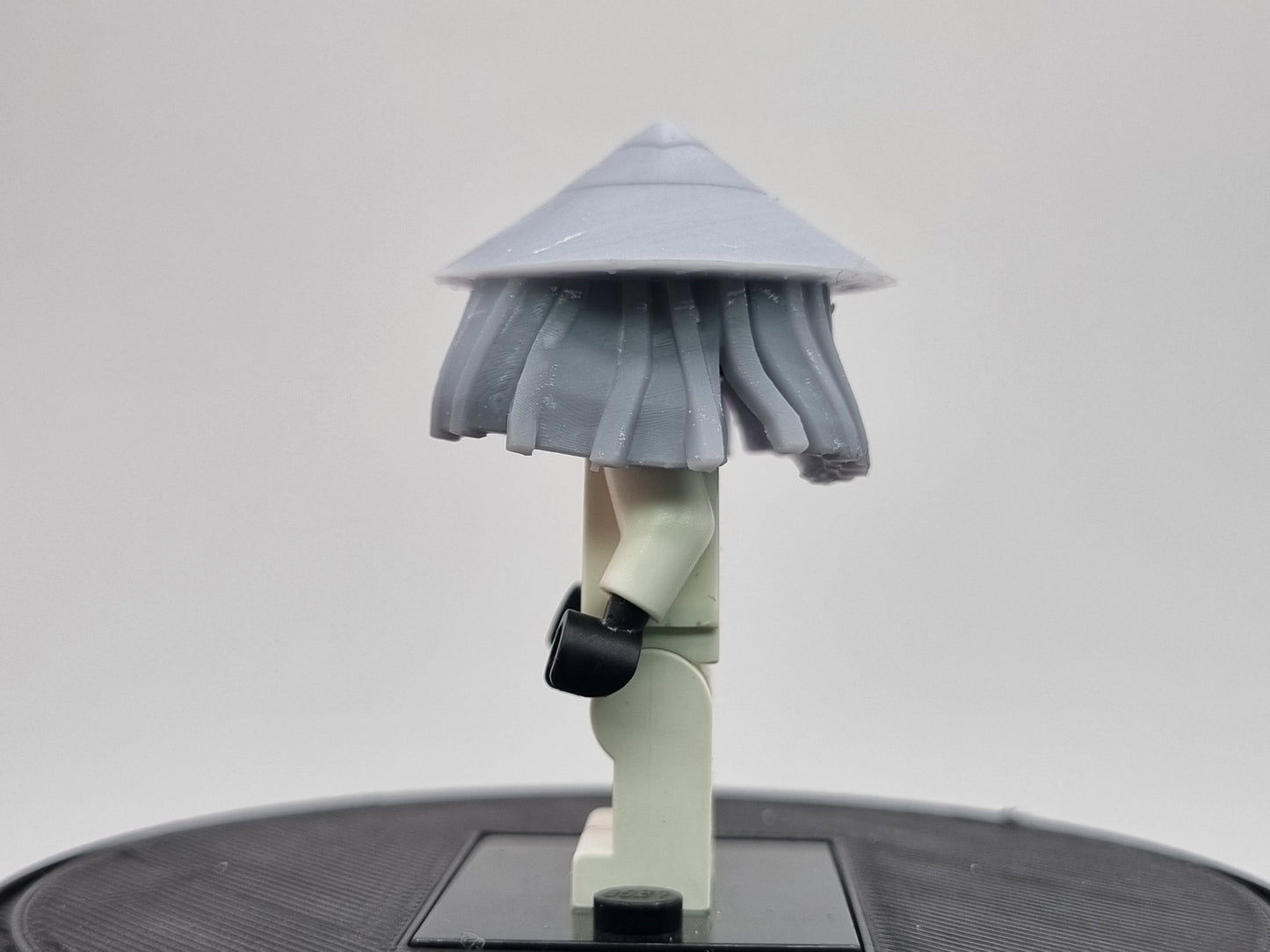 Building toy custom 3D printed ninja hat (fits on WM minifigures!)