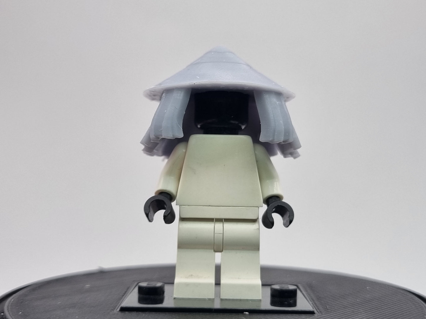 Building toy custom 3D printed ninja hat (fits on WM minifigures!)