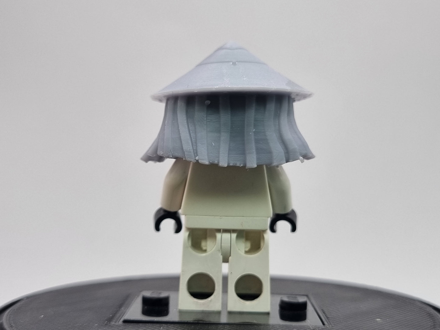 Building toy custom 3D printed ninja hat (fits on WM minifigures!)