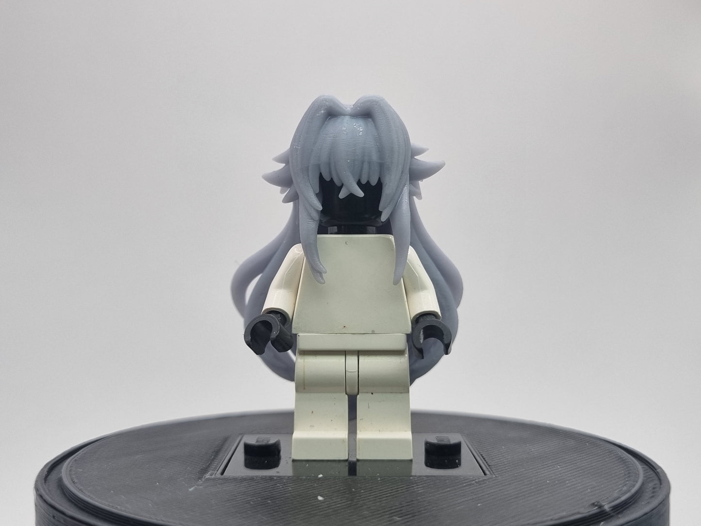 Building toy custom 3D printed and painted waifu hairpack!