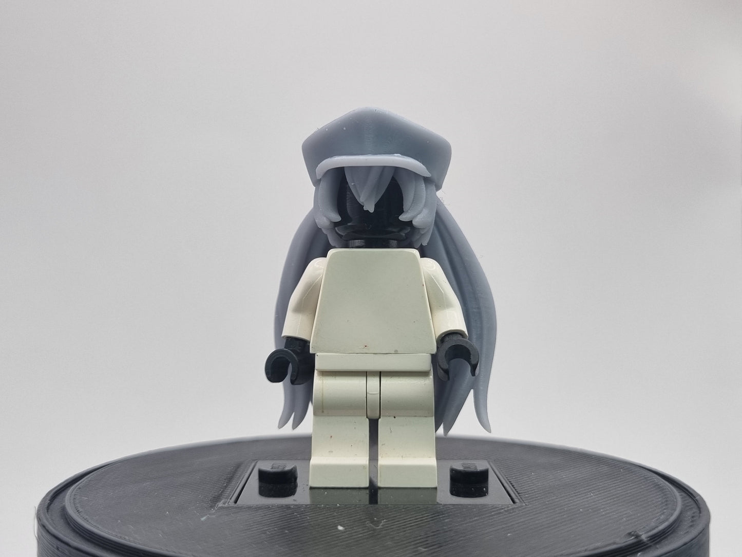 Building toy custom 3D printed and painted waifu hairpack!