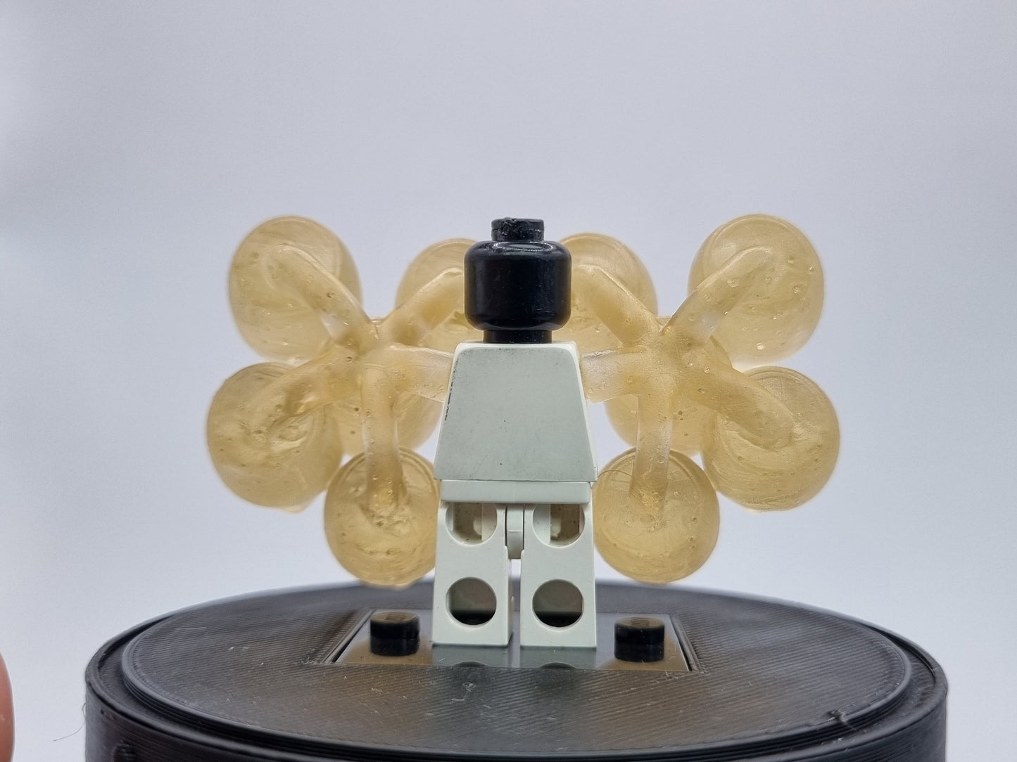 Building toy custom 3D printed transparent gatling arms!