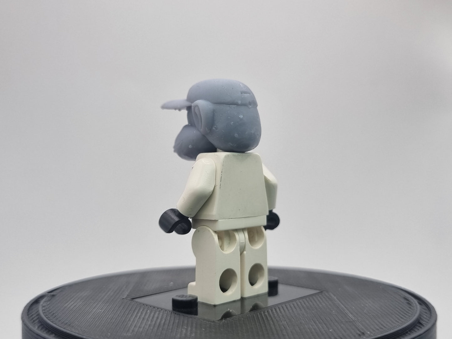Building toy custom 3D printed monkey head!
