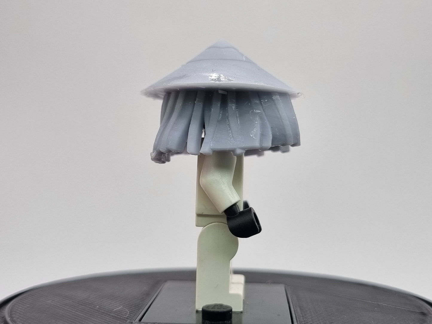 Building toy custom 3D printed ninja hat (fits on WM minifigures!)