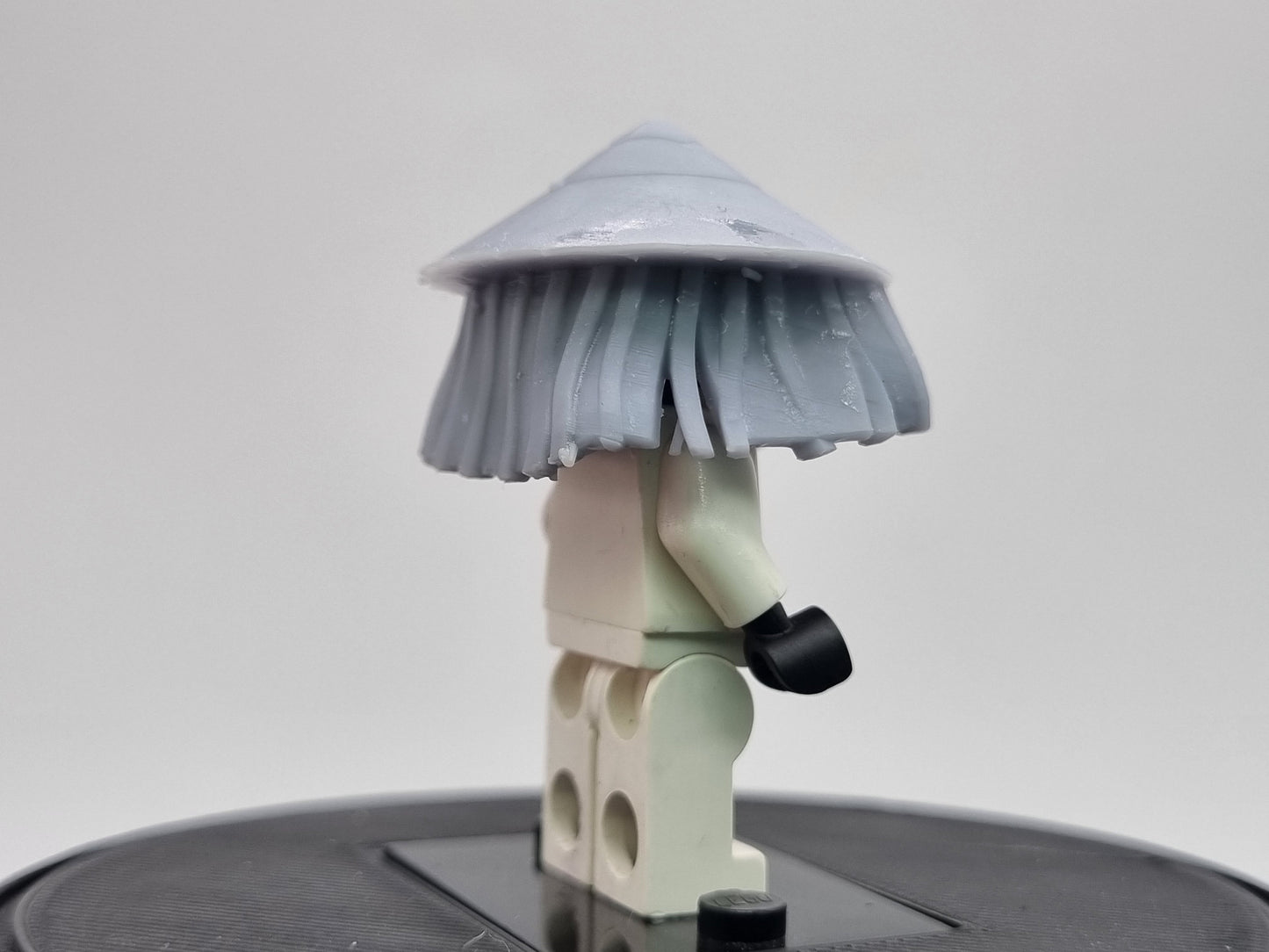 Building toy custom 3D printed ninja hat (fits on WM minifigures!)
