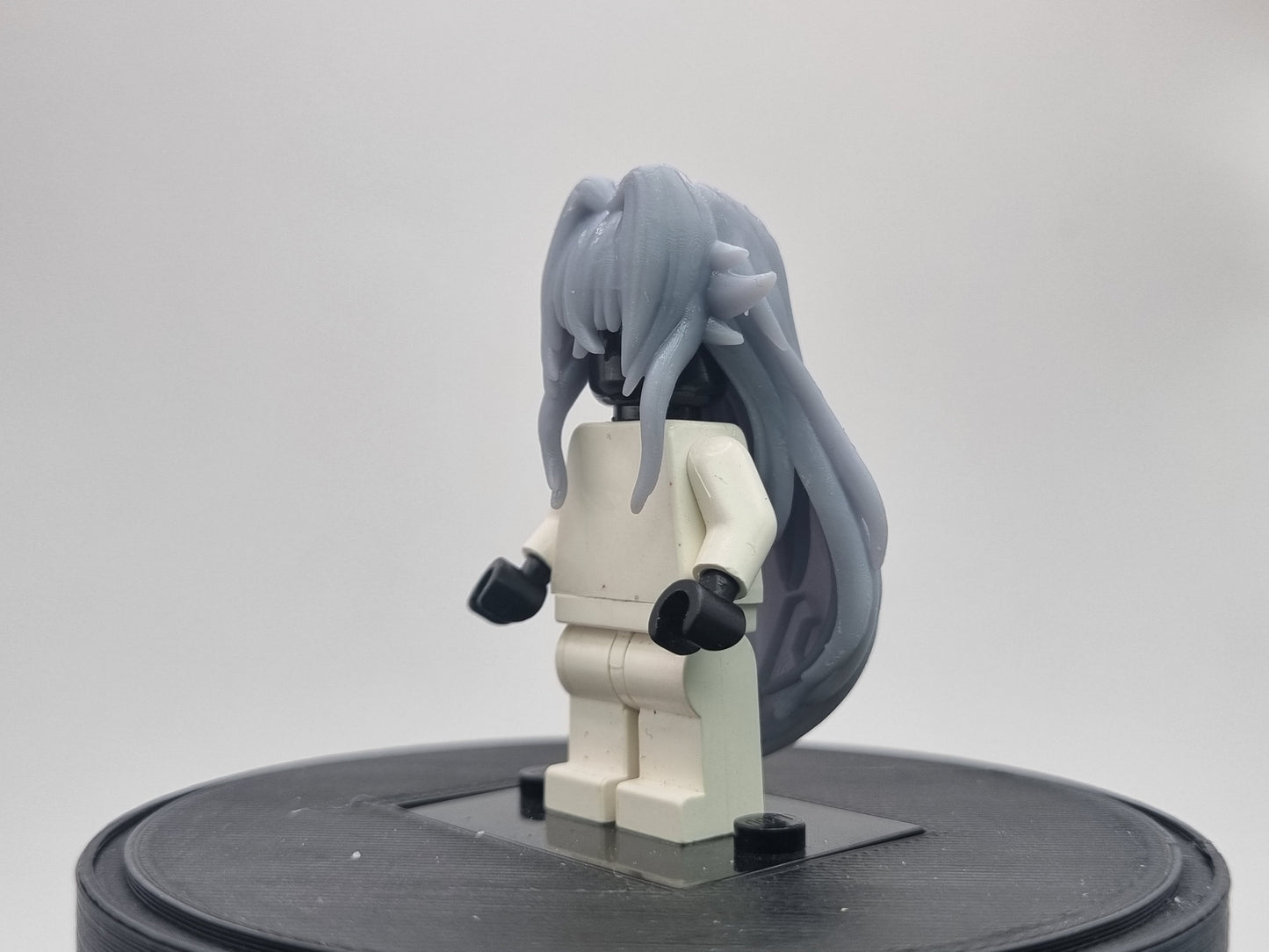 Building toy custom 3D waifu hair long!