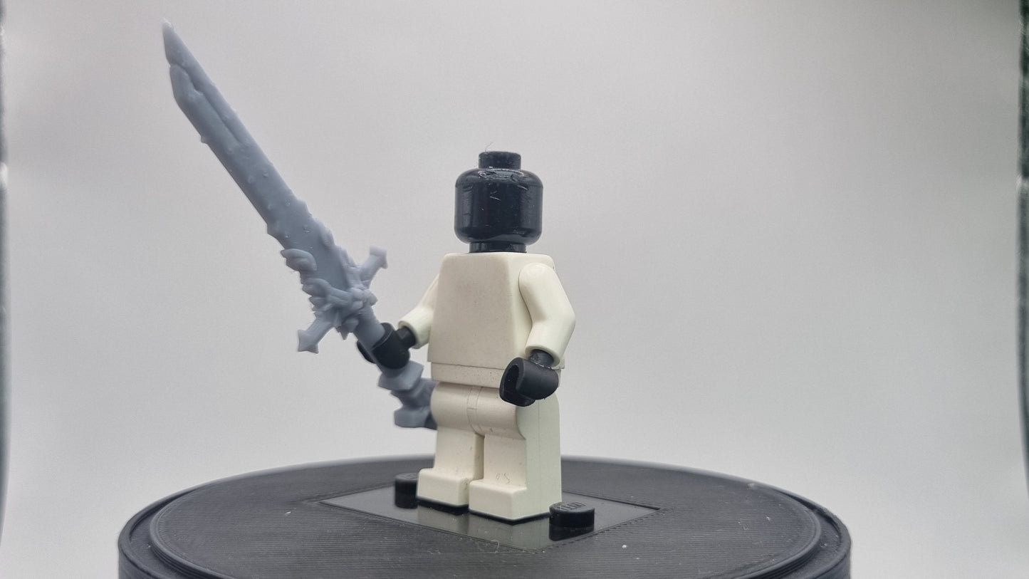 Building toy big anime sword!