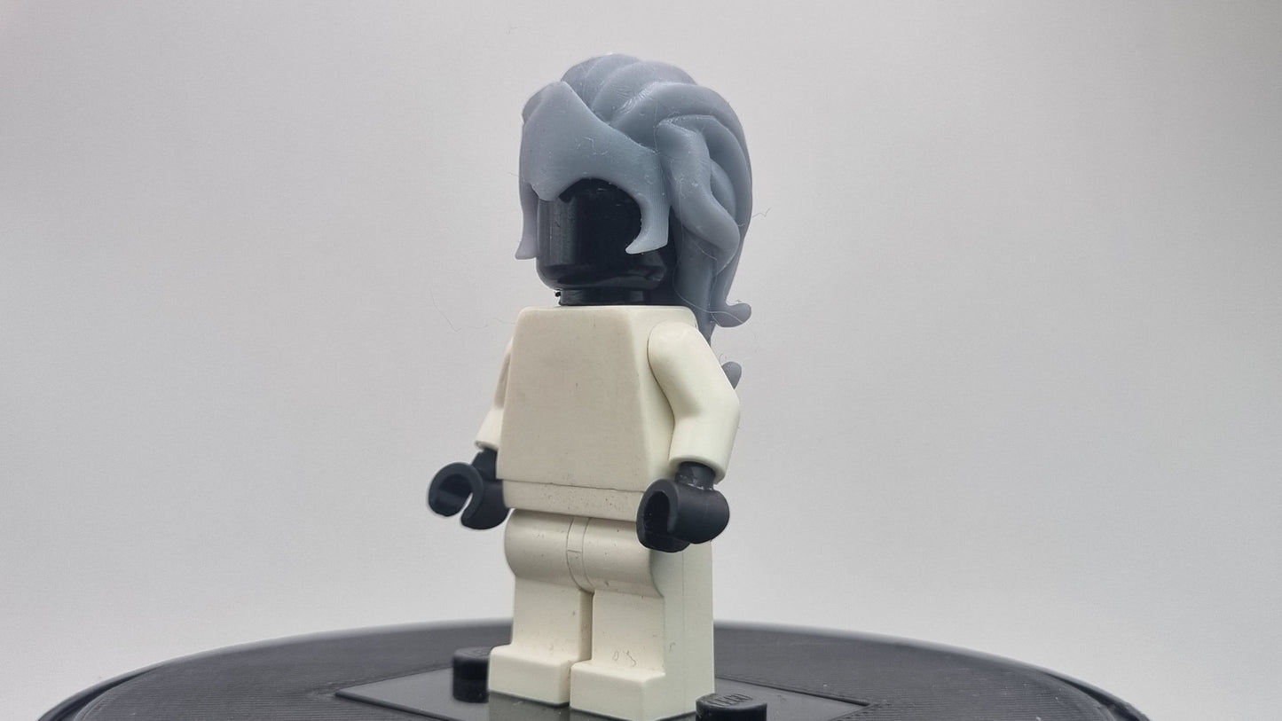 Building toy star super hero with long hair!