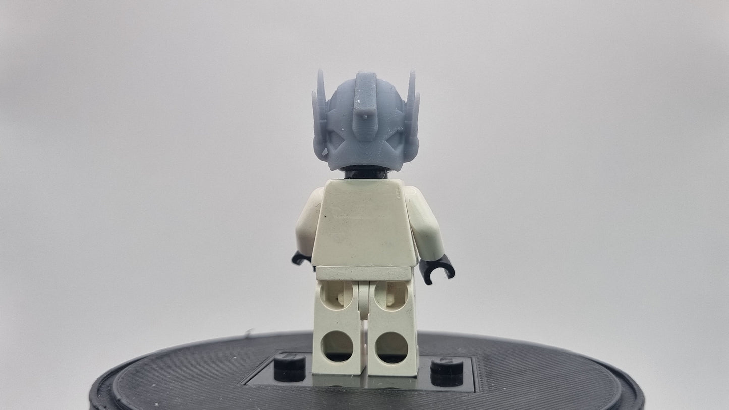 Building toy robot leader helmet!